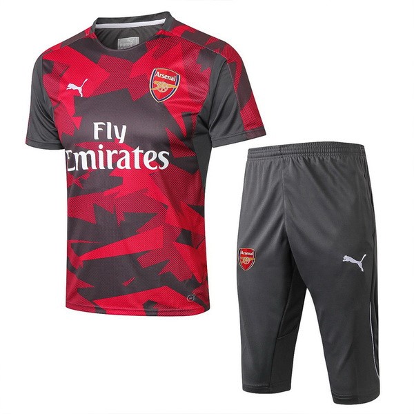 Arsenal Trainingsshirt Komplett Set 2018-19 Rote Grau Marine Fussballtrikots Günstig